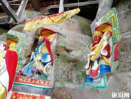 四川摩崖造像文物重修后的图片2018